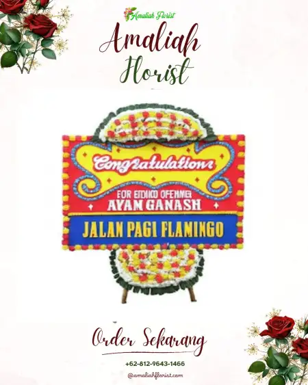Sewa Papan Bunga Bujung Buring Baru